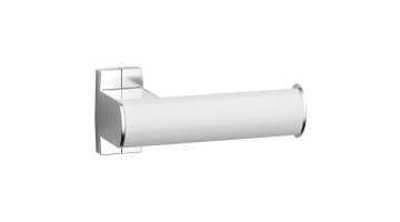 ARSIS - Distributeur papier WC, Aluminium Blanc & Chromé mat