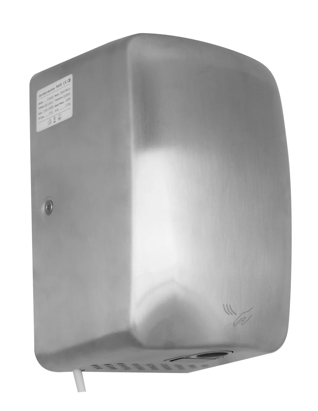 Electric hand dryer 500 W to 1150 W