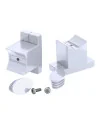 Pair of wall mounts with plugs