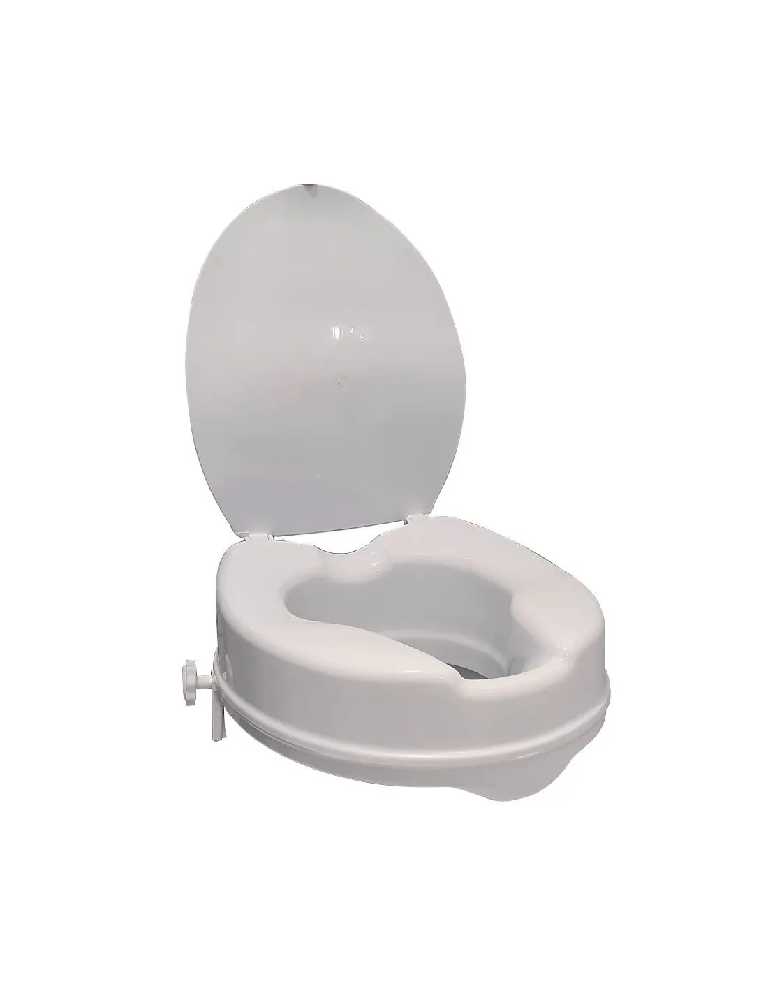 Toilet extension with toilet seat