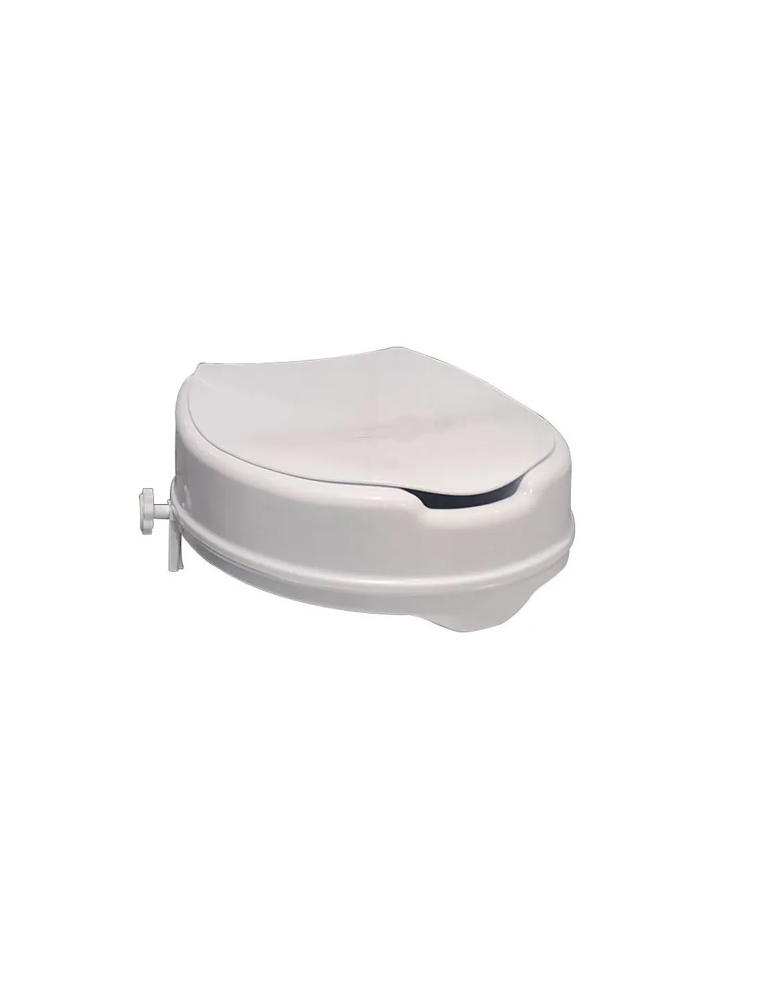 Toilet extension with toilet seat