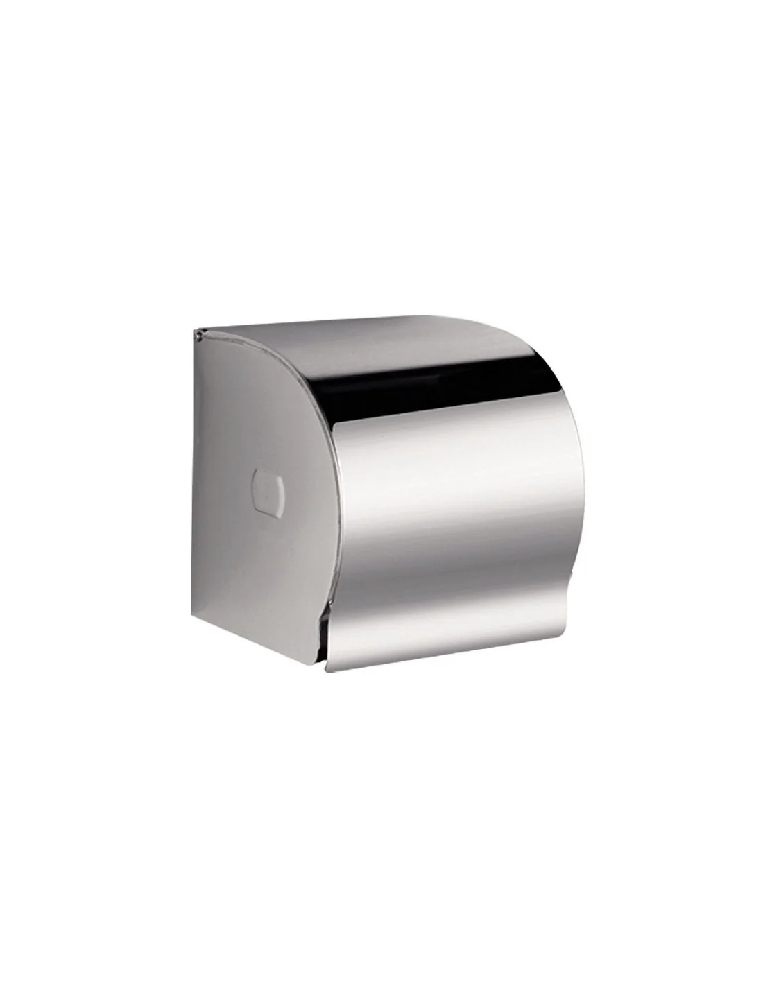 Toilet paper dispenser with lid and key lock