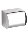 Toilet paper dispenser with lid CLASSIC stainless steel