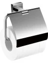 Toilet paper dispenser with CUBIC hood