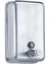 Large capacity stainless steel soap dispenser