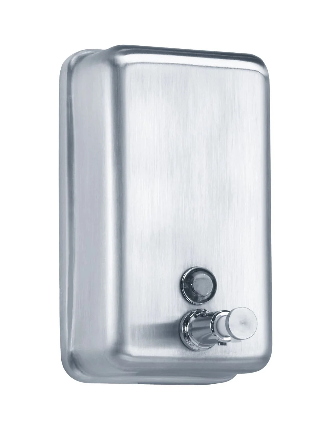 Large capacity stainless steel soap dispenser