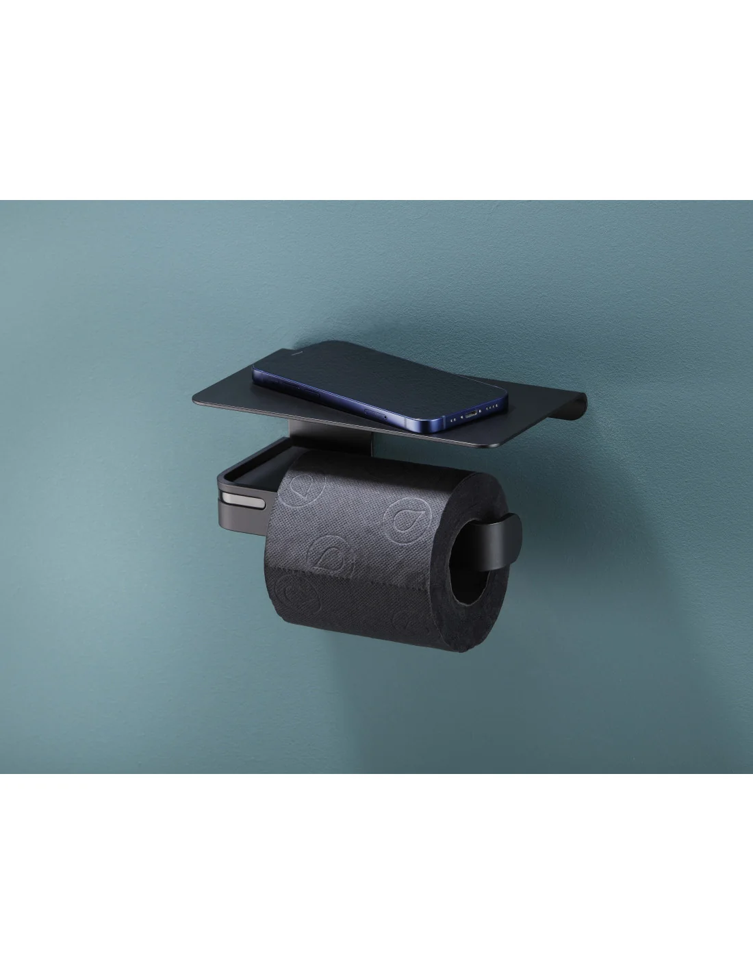 Toilet paper dispenser with ALUR tablet