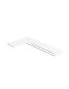 ALUR L-shaped shower shelf