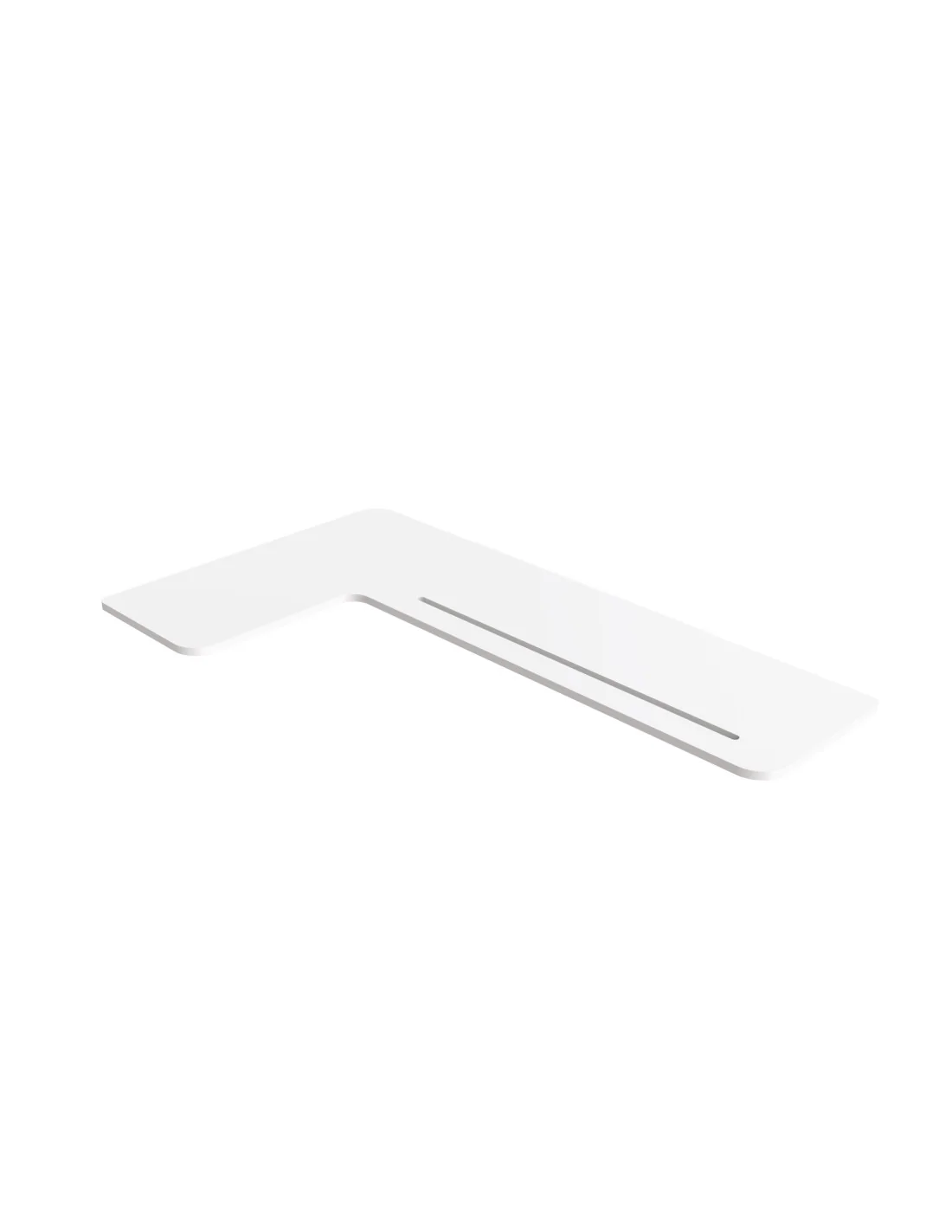 ALUR L-shaped shower shelf