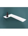 ALUR L-shaped shower shelf