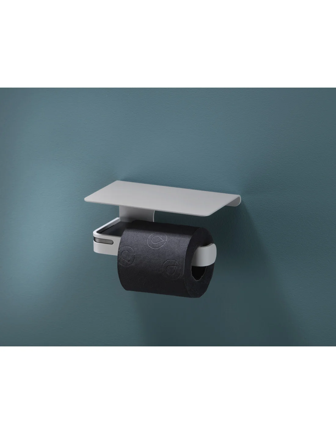 Toilet paper dispenser with ALUR tablet