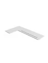 ALUR L-shaped shower shelf