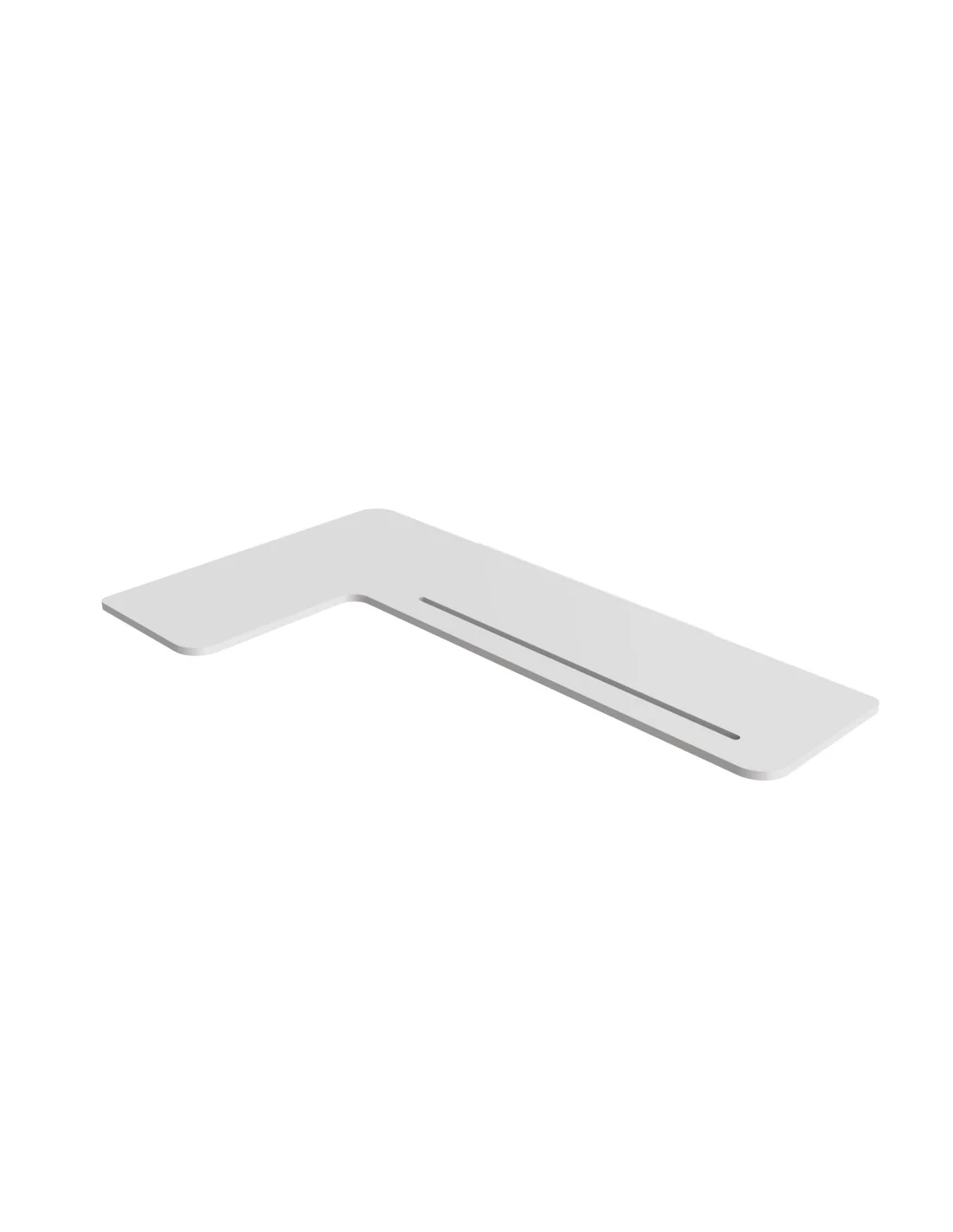 ALUR L-shaped shower shelf